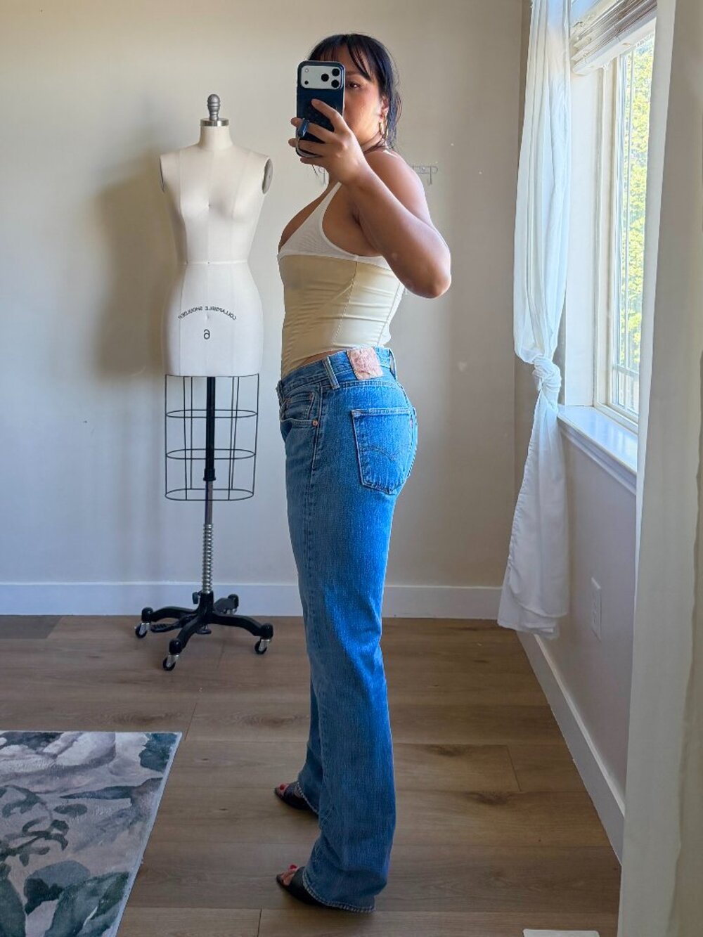 Vintage Levis 501 Jeans 32x36 | Light Wash Denim | Button Fly | Straight Leg